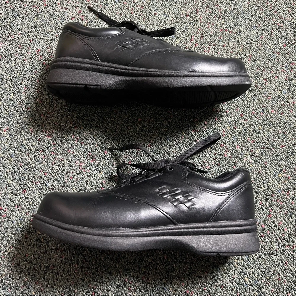 PROPET Black Vista Lace-Up Walker W3910 Oxford Leather Comfort Shoes Sz 8 XX(4E) - Picture 9 of 16